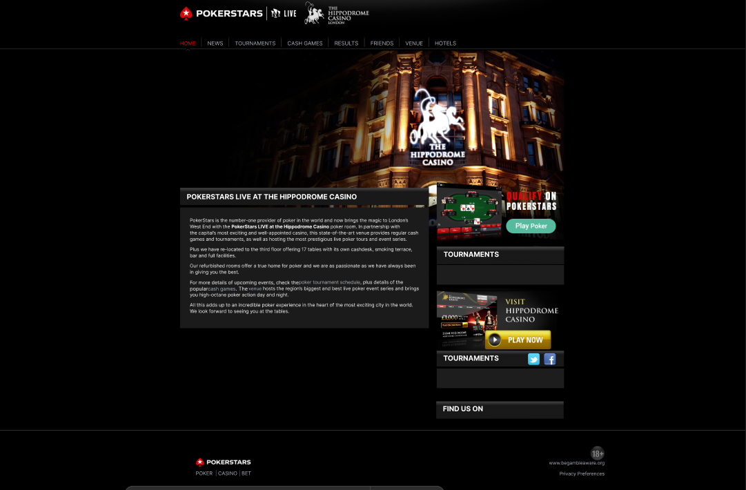 PokerStars London - Hippodrome Casino